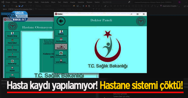 Hasta kaydı yapılamıyor Hastane sistemi çöktü Personel Sağlık