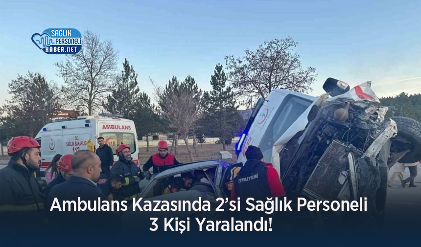 Ambulans Kazas Nda Si Sa L K Personeli Ki I Yaraland Personel