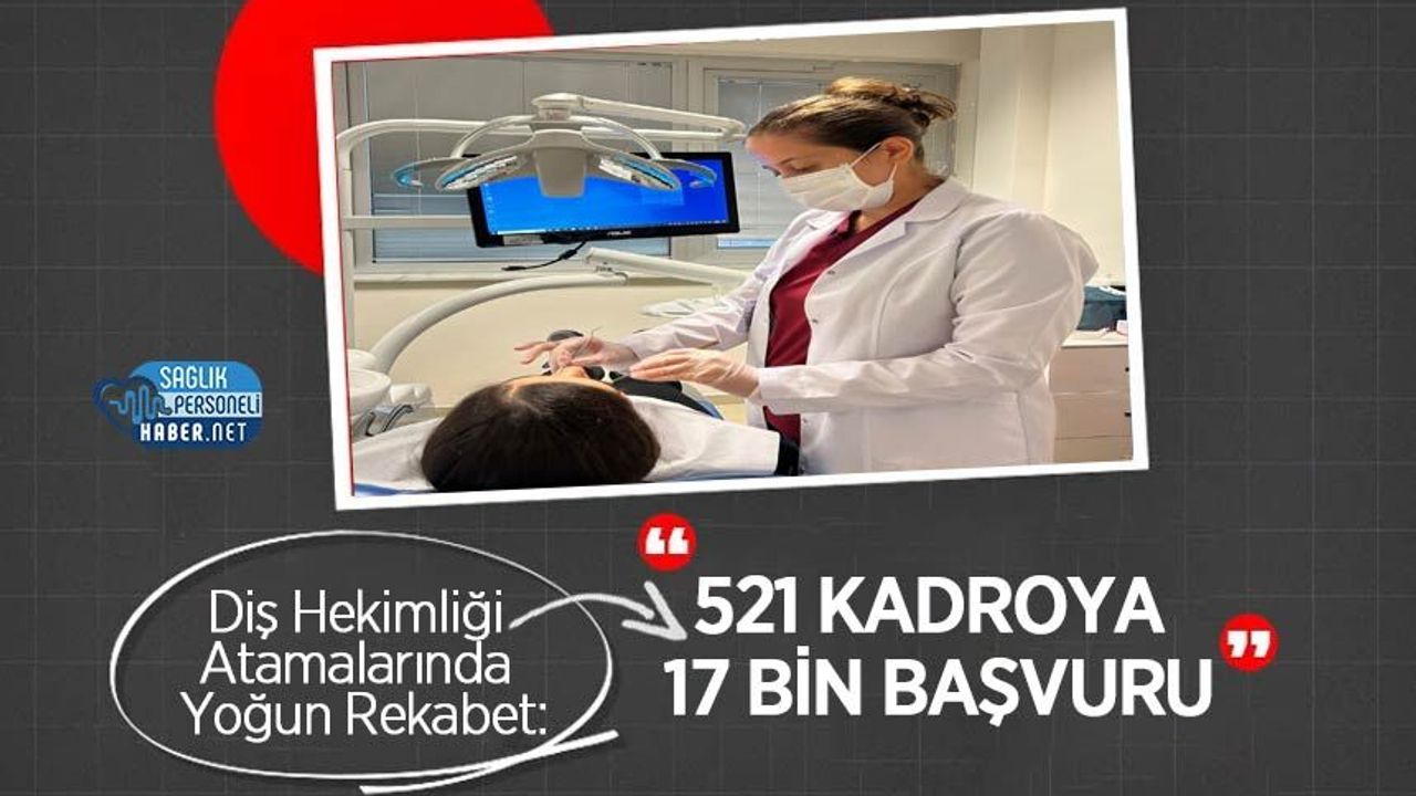 Diş Hekimliği Atamalarında Yoğun Rekabet: 521 Kadroya 17 Bin Başvuru