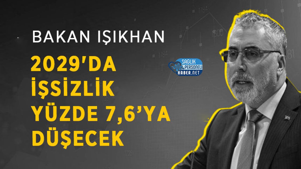 Bakan Işıkhan 2029'da İşsizlik Yüzde 7,6’ya Düşecek