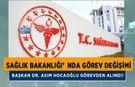 Sağlık Bakanlığı’nda Görev Değişimi: Başkan Dr. Asım Hocaoğlu Görevden Alındı!