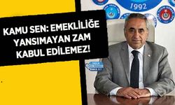 Kamu Sen: Emekliliğe Yansımayan Zam Kabul Edilemez!