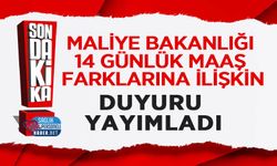 Maliye Bakanlığı 14 günlük maaş farklarına ilişkin duyuru yayımladı