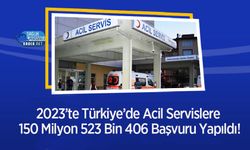 2023’te Türkiye’de Acil Servislere 150 Milyon 523 Bin 406 Başvuru Yapıldı!
