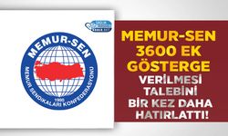 Memur-Sen 3600 Ek Gösterge Verilmesi Talebini Bir Kez Daha Hatırlattı!