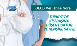 OECD Verilerine Göre, Türkiye’de Kişi Başına Düşen Doktor Ve Hemşire Sayısı!