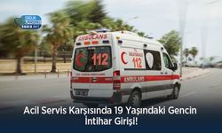 Acil Servis Karşısında 19 Yaşındaki Gencin İntihar Girişi!