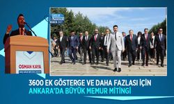 Binlerce Memurun Katılımıyla Dev Miting: 3600 Ek Gösterge ve Daha Fazlası İçin Ankara’da Büyük Memur Mitingi