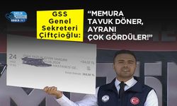 GSS Genel Sekreteri Çiftçioğlu: Memura Tavuk Döner, Ayranı Çok Gördüler!