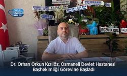 Dr. Orhan Orkun Kızılöz, Osmaneli Devlet Hastanesi Başhekimliği Görevine Başladı
