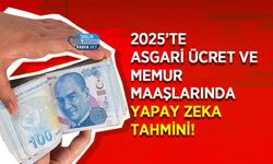 2025’te Asgari Ücret ve Memur Maaşlarında Yapay Zeka Tahmini!