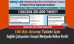 100 Bin Atama Talebi İçin Sağlık Çalışanları Sosyal Medyada Rekor Kırdı!