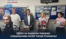 Eğitim ve Araştırma Hastanesi Çalışanlarından Simitli Yemek Protestosu!