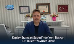 Kızılay Erzincan Şubesi'nde Yeni Başkan Dr. Bülent Yavuzer Oldu!