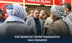 Vali Şıldak’tan Devlet Hastanesi’ne Gece Denetimi