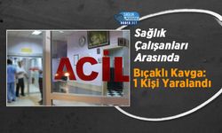 Sağlık Çalışanları Arasında Bıçaklı Kavga:1 Kişi Yaralandı