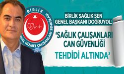 Birlik Sağlık Sen: ‘Sağlık Çalışanları Can Güvenliği Tehdidi Altında’