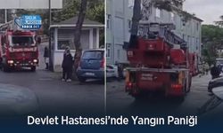 Devlet Hastanesi’nde Yangın Paniği