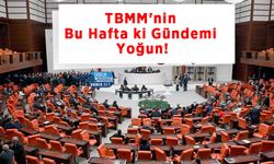 TBMM'nin Bu Hafta ki Gündemi Yoğun!