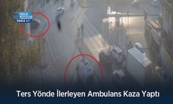 Ters Yönde İlerleyen Ambulans Kaza Yaptı