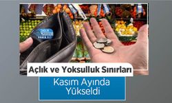 Açlık ve Yoksulluk Sınırları Kasım Ayında Yükseldi