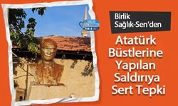 Birlik Sağlık-Sen’den Atatürk Büstlerine Yapılan Saldırıya Sert Tepki