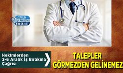 Hekimlerden 2-6 Aralık İş Bırakma Çağrısı: Talepler Görmezden Gelinemez