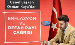 Genel Başkan Osman Kaya’dan Enflasyon ve Refah Payı Çağrısı