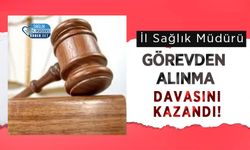 İl Sağlık Müdürü Görevden Alınma Davasını Kazandı!