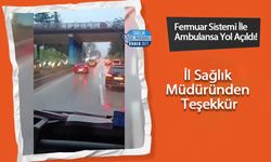 Fermuar Sistemi İle Ambulansa Yol Açıldı! İl Sağlık Müdüründen Teşekkür