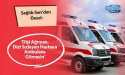 Sağlık-Sen’den Öneri: ‘Dişi Ağrıyan, Dizi Sızlayan Hastaya Ambulans Gitmesin’