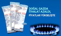 Doğal Gazda İthalat Azaldı, Fiyatlar Yükselişte