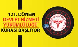 121. Dönem Devlet Hizmeti Yükümlülüğü Kurası Başlıyor