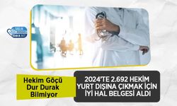 Hekim Göçü Dur Durak Bilmiyor: 2024’te 2.692 Hekim Yurt Dışına Çıkmak İçin İyi Hal Belgesi Aldı