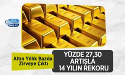 Altın Yıllık Bazda Zirveye Çıktı: Yüzde 27,30 Artışla 14 Yılın Rekoru