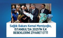 Sağlık Bakanı Kemal Memişoğlu, İstanbul’da 2025’in İlk Bebeklerini Ziyaret Etti