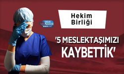 Hekim Birliği : '5 Meslektaşımızı Kaybettik'