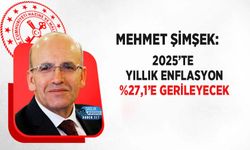 Bakan Şimşek: 2025’te Yıllık Enflasyon %27,1’e Gerileyecek