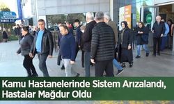 Kamu Hastanelerinde Sistem Arızalandı, Hastalar Mağdur Oldu