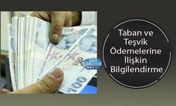 Taban ve Teşvik Ödemelerine İlişkin Bilgilendirme