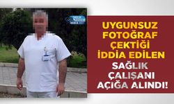 Uygunsuz Fotoğraf Çektiği İddia Edilen Sağlık Çalışanı Açığa Alındı!