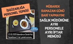 İskenderun Devlet Hastanesi’nde Yemek Hizmeti Tartışma Yarattı