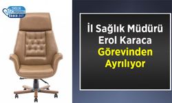 İl Sağlık Müdürü Erol Karaca Görevinden Ayrılıyor