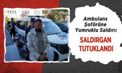 Ambulans Şoförüne Yumruklu Saldırı: Saldırgan Tutuklandı