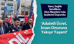 Genç Sağlık Sendikası Ulus Meydanı’nda Seslerini Duyurdu: ‘Adaletli Ücret, İnsan Onuruna Yakışır Yaşam!’