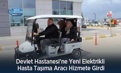 Devlet Hastanesi’ne Yeni Elektrikli Hasta Taşıma Aracı Hizmete Girdi