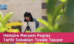 Hemşire Meryem Poyraz Tarihi Sokakları Tuvale Taşıyor