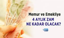 Memur ve Emekliye 4 Aylık Zam Ne Kadar Olacak?