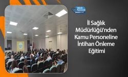 İl Sağlık Müdürlüğü’nden Kamu Personeline İntiharı Önleme Eğitimi