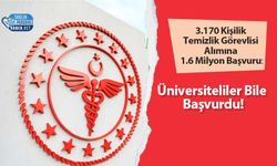 3.170 Kişilik Temizlik Görevlisi Alımına 1.6 Milyon Başvuru: Üniversiteliler Bile Başvurdu!